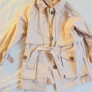Zara trench cold kids girls size 6